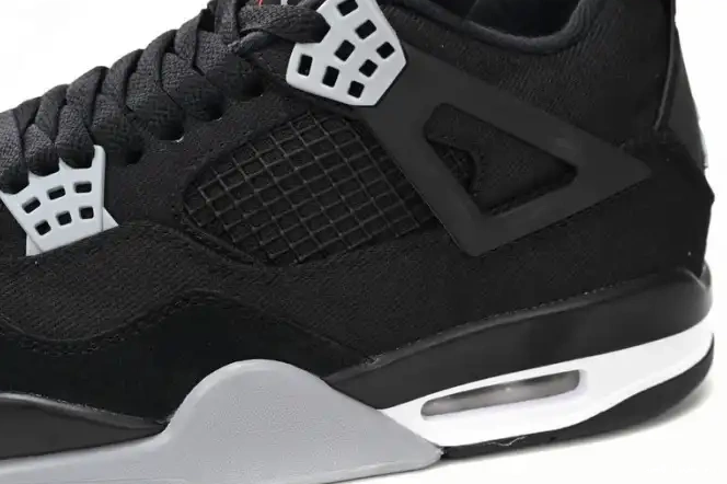 Cheap Jordan DH7138-006 4 Air Black Canvas 0616